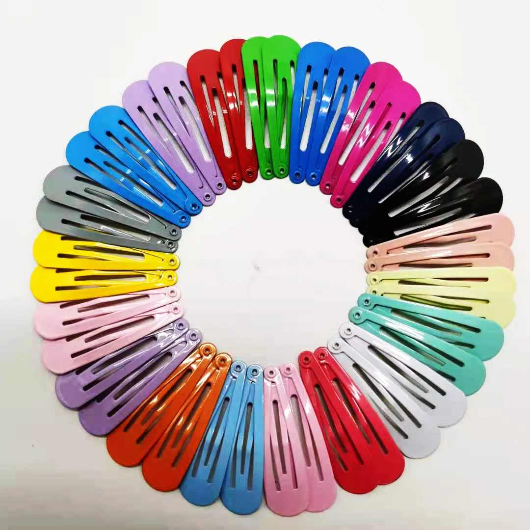 Заколки для волос женщин 40 шт. металлические зажимы милые красочные женские