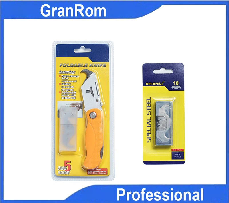 Складной нож для крючков с 5 шт. аксессуары лезвий пластиковый сварочный аппарат