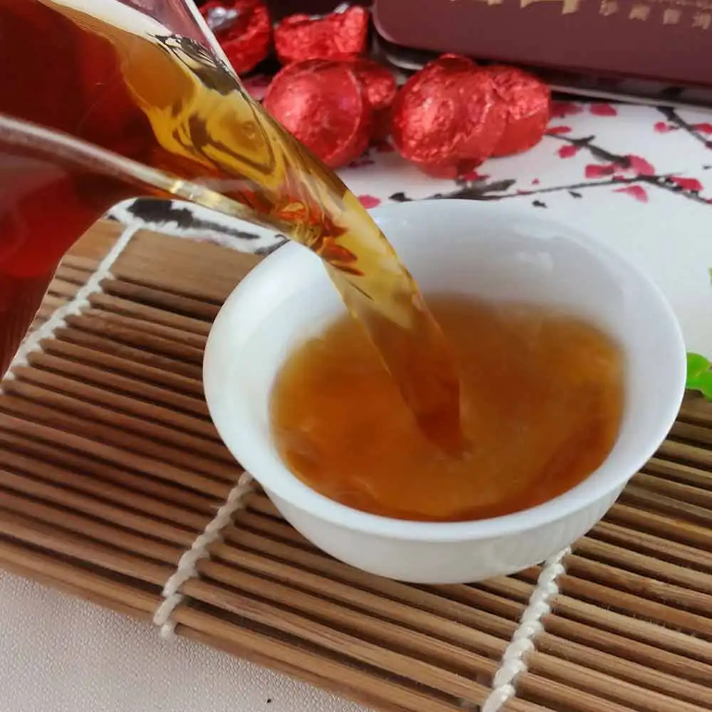 Yr Rose Mini Ripe Pu-erh Tuocha, Yunnan Shu Pu-erh подарочная упаковка 75 г
