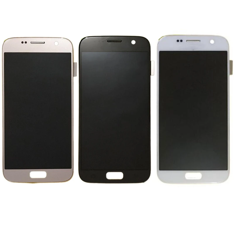 OLED для S7 5 1 ''LCD Замена SAMSUNG Galaxy дисплей G930 G930F сенсорный экран дигитайзер сборка