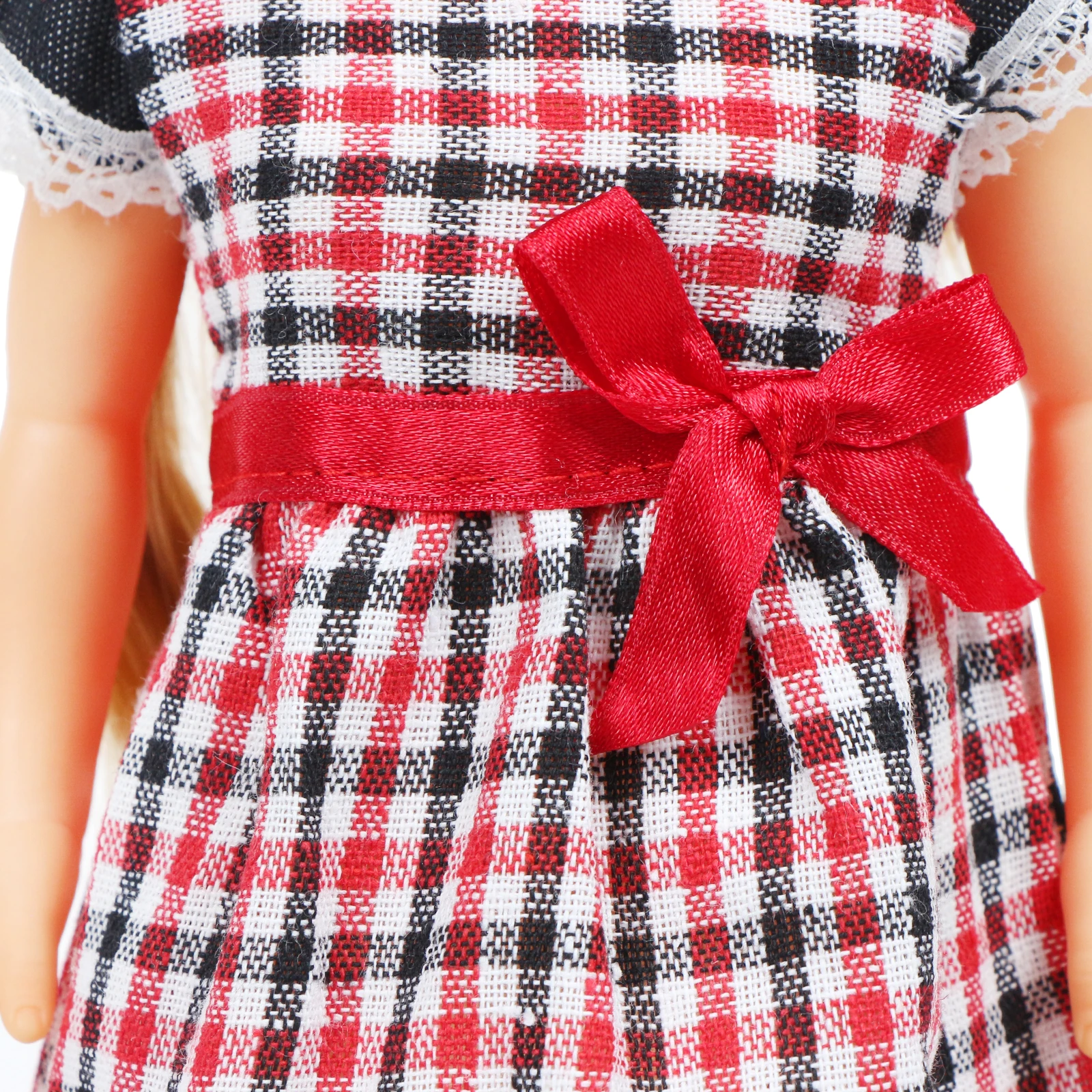 1 комплект модное мини платье рубашка в клетку и юбка с кружевом вечерние на