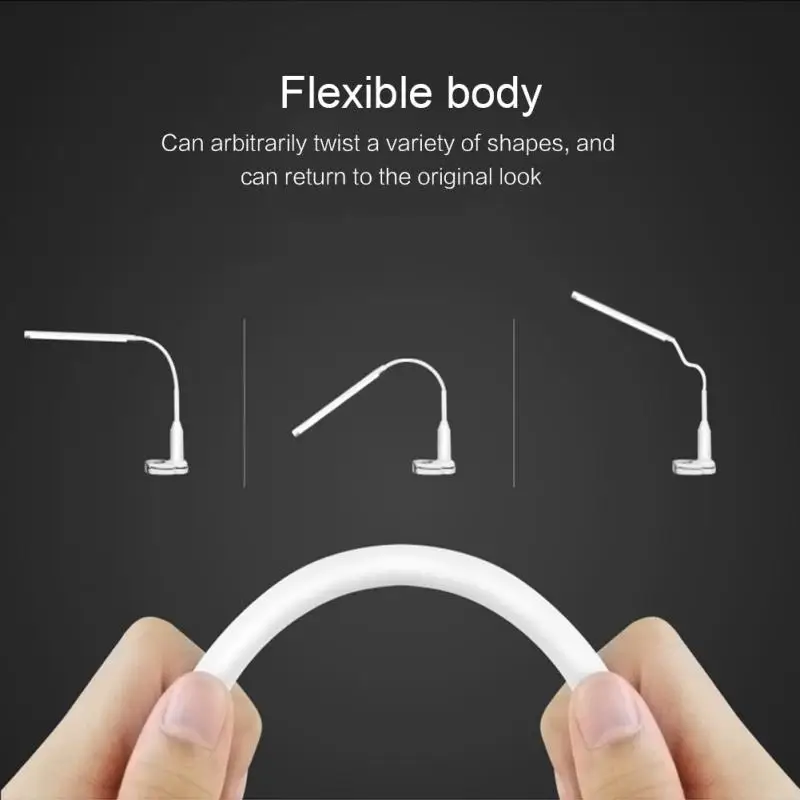 

Dimmable Eye Protective Bedside Usb Charging Reading Desk Lamp 5W Student Touch Control Clip Table Lamp Indoor LED Lighting