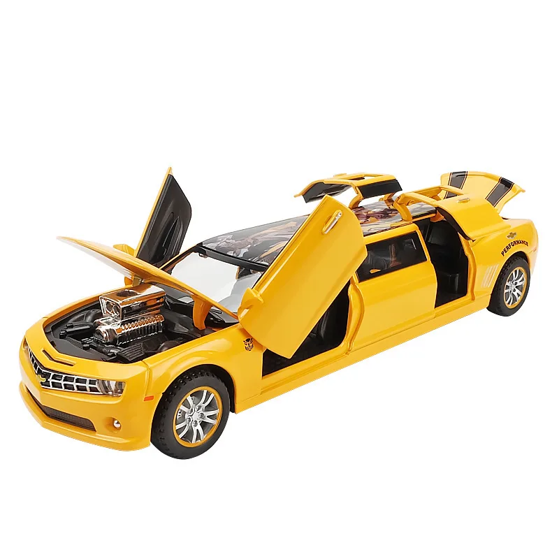Bumblebee Расширенный выпуск 1/32 литья под давлением сплава Модель автомобиля Acousto optic
