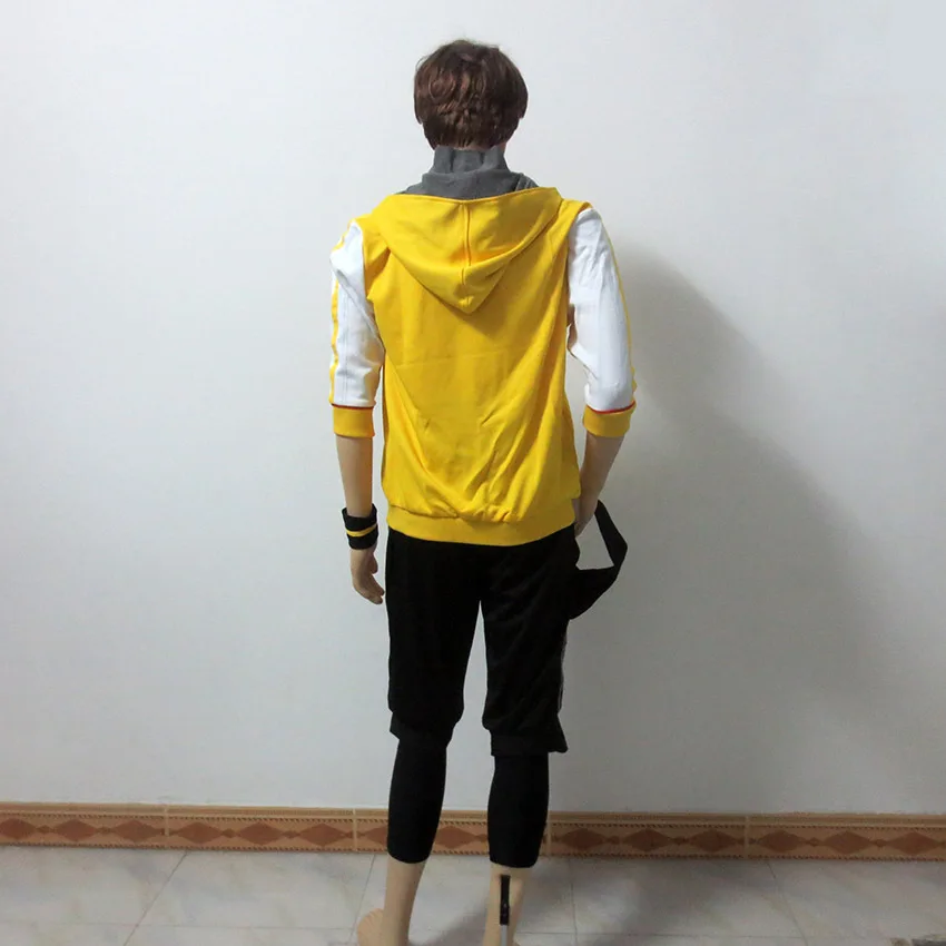 Костюм для косплея желтого цвета униформа на Хэллоуин любой размер |