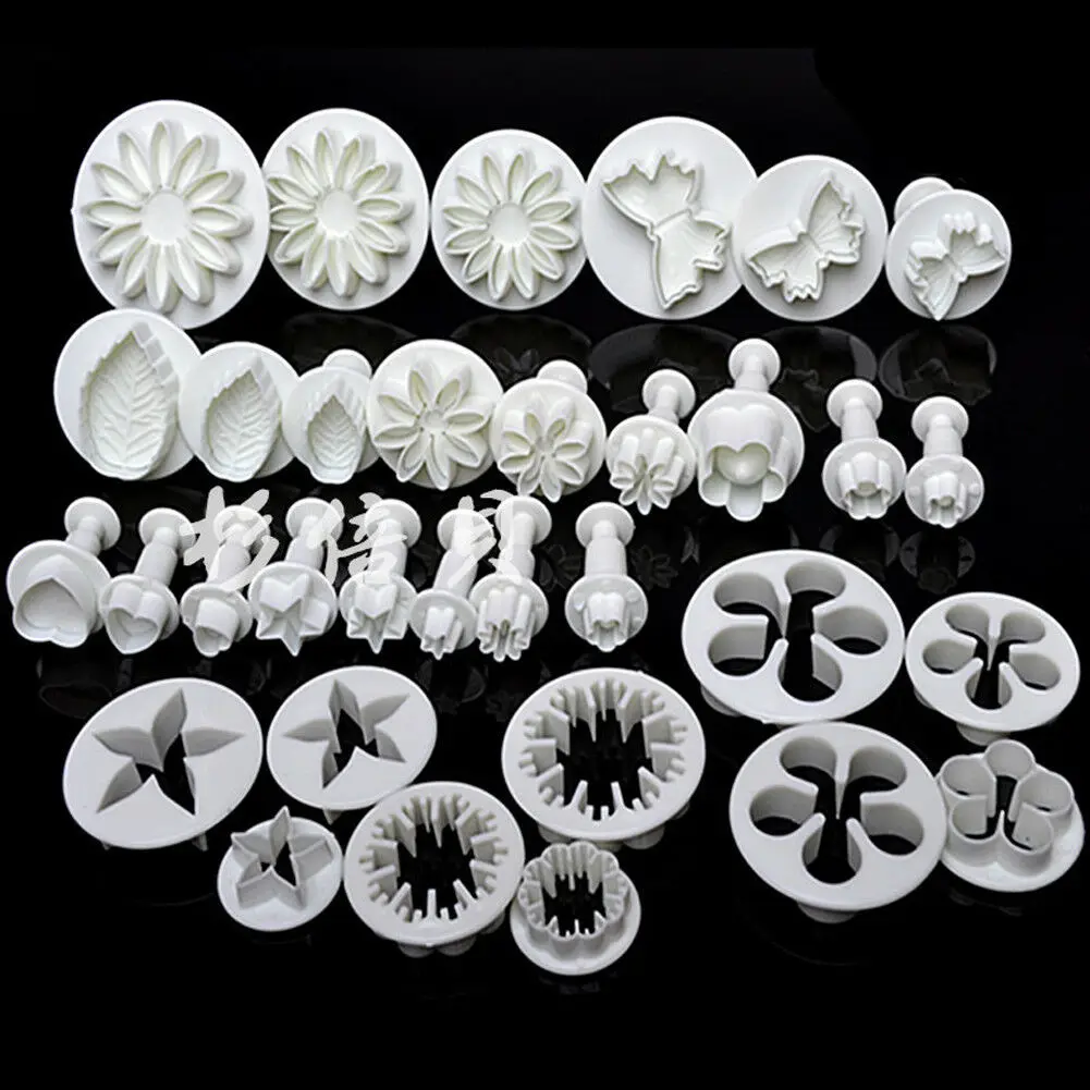 33 шт./компл. Sugarcraft инструмент для украшения торта набор помадки режущие инструменты для тортов печенье формы для выпечки торта