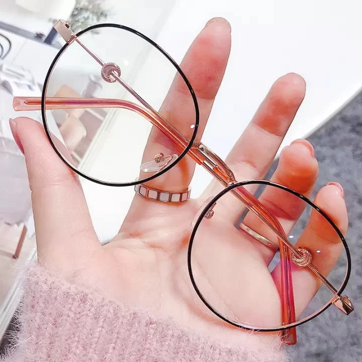 

0 -0.5~-4.0 Anti-Blue Myopia Eyeglasses Myopia Sunglasses Computer Glasses Female Student Gaming Large Eyeglasses Frame
