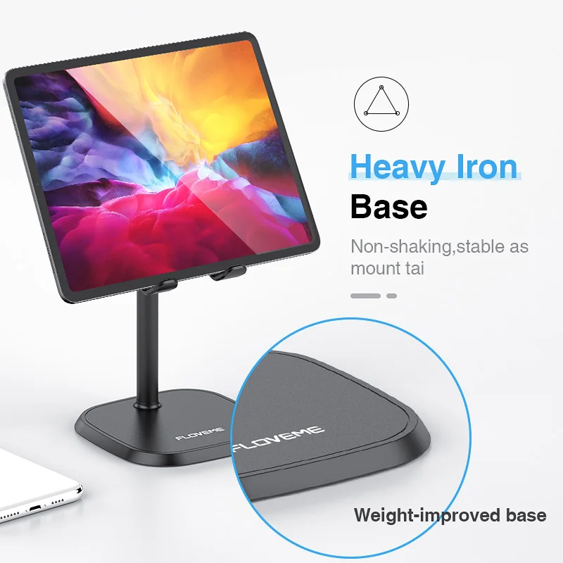 floveme desk holder for phone universal adjustable phone holder for iphone phone stand for ipad tablet mobile phone stand mount free global shipping