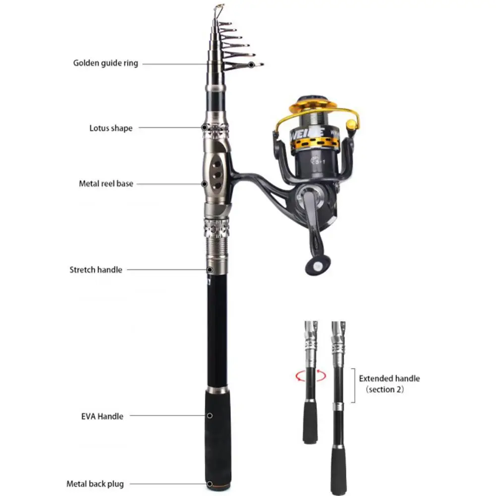 1 8 м-3 3 м выдвижной высокое качество удочка большой дальности ловушка для