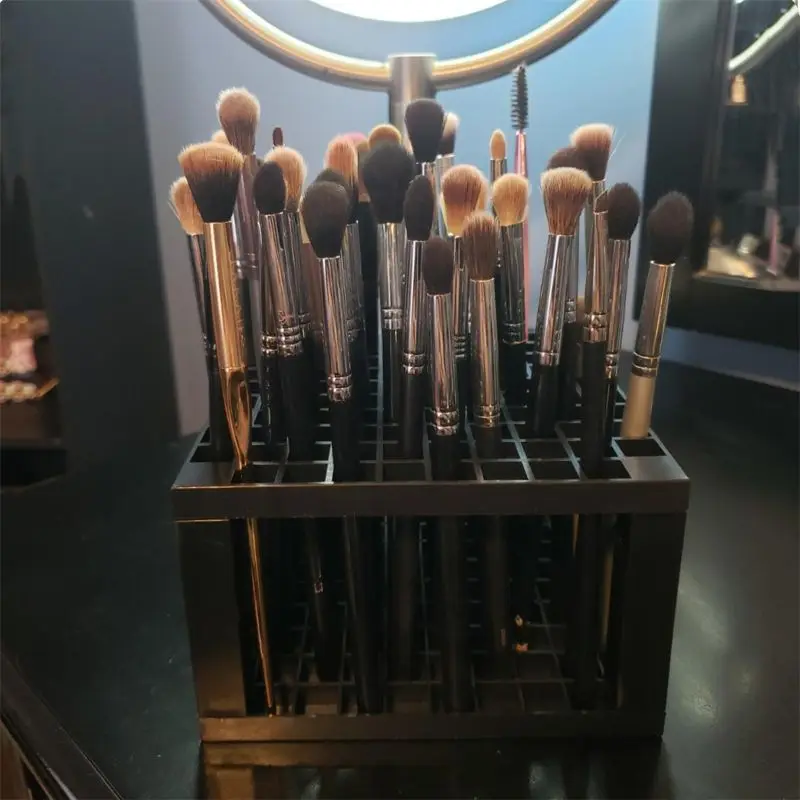 Пластиковый держатель для карандашей и кистей с 96 отверстиями настольная