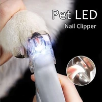 1pc pet dog led lamp nail trimmer dog cat nail clippers nail care pet supplies