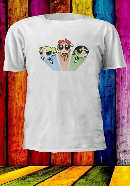 The Powerpuff девушки Buttercup Bubbles Blossom мужчины женщины унисекс футболка 2877 Homme