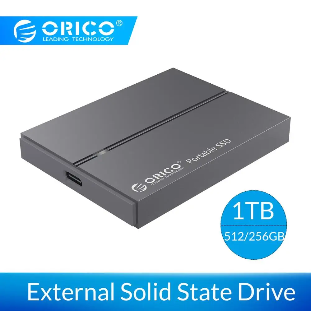 ORICO внешний SSD жесткий диск 1 ТБ SSD 128 ГБ 256 ГБ 512 ГБ SATA mSATA NVME портативный SSD 1 ТБ внешний твердотельный накопитель