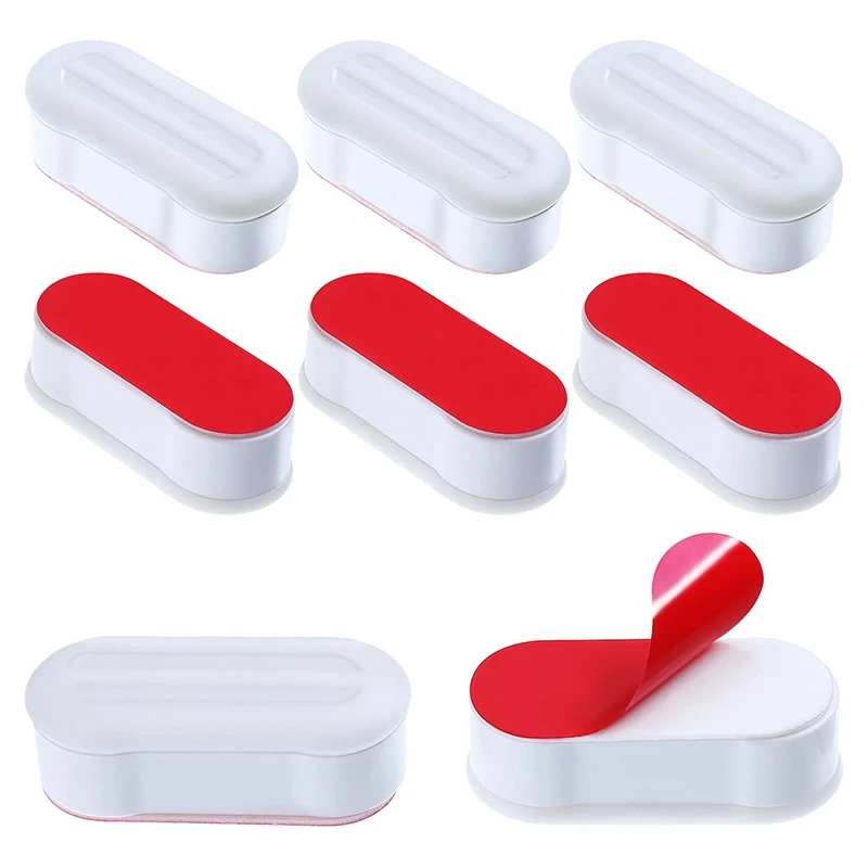 

Universal Seat Cushion Kit for Toilet Seat Cushion with Strong Adhesive Replacement Pad (8 Pieces)