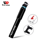 WEST BIKING 150 Psi велосипедный насос Schrader Presta клапан ручной мини-насос Надувное колесо алюминиевый сплав портативный велосипедный велосипед насос