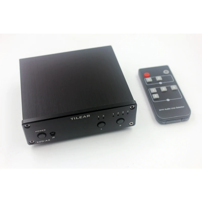 A2 Hi Fi аудио распределитель 2 входа без потерь 4 выхода RCA Селекторный источник