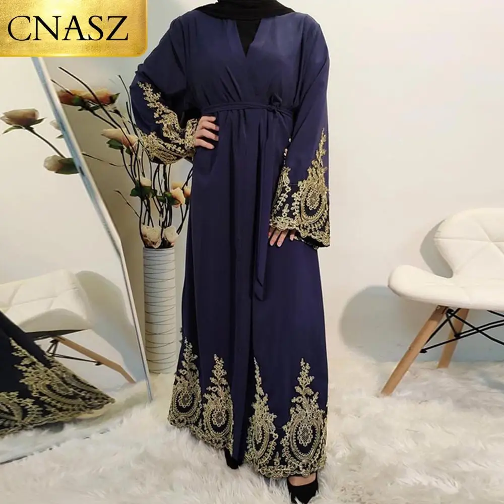 2020 новая скромная модная мусульманская одежда Абая для женщин мусульманское