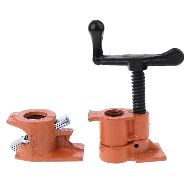 

Woodworking Fixing Pipe Clamp Cast Iron Wood Gluing Pipe Clamps Heavy Duty Connector P82C