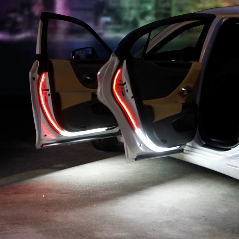 Автомобильная светодиодная дверная сигнальная лампа лента для KIA RIO Ford Focus Hyundai IX35