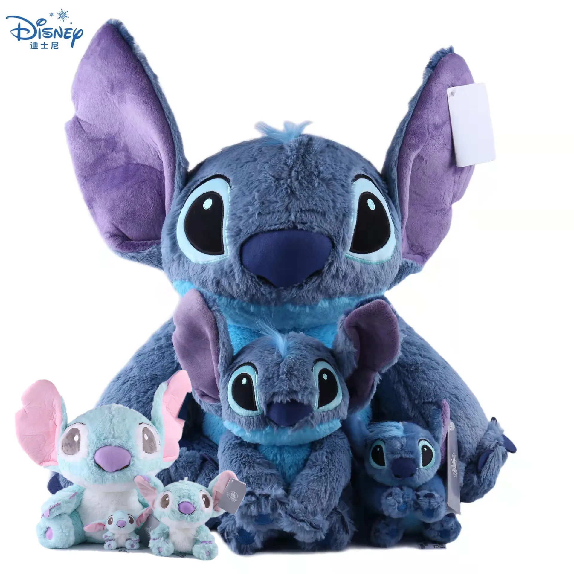 Плюшевая игрушка Disney Лило и Ститч аниме фигурка милая плюшевая кукла детские