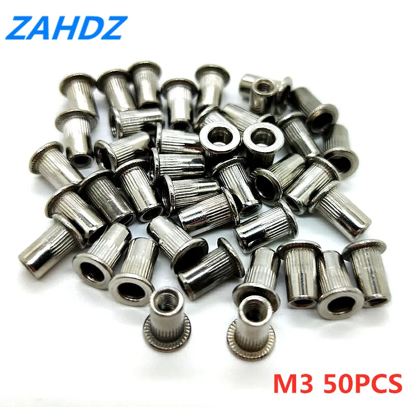 50/200 шт. заклепочные гайки из нержавеющей стали/углеродистой стали | Обустройство