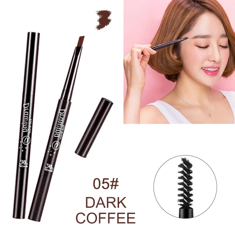 4 шт./компл. Нет цветущие вращающийся 6 Цвет Двусторонний карандаш для бровей