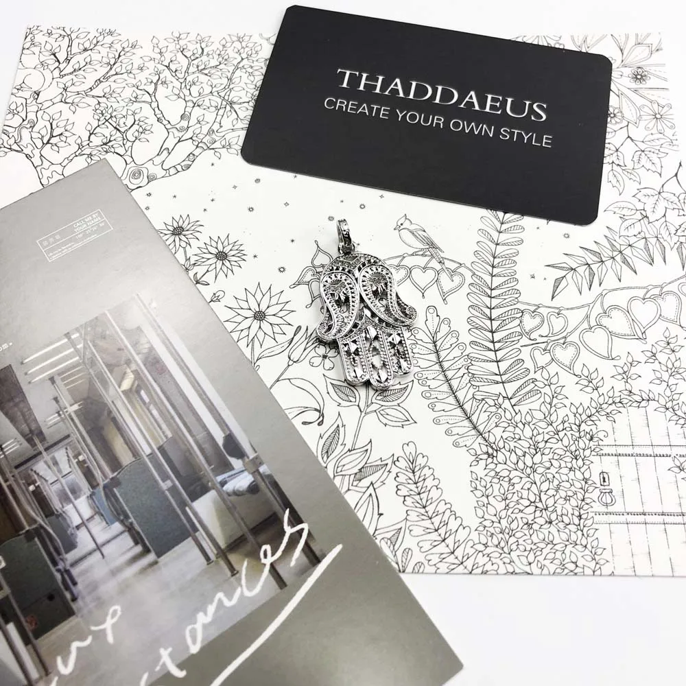 

Pendant Hand of Fatima,2019 Brand New Fashion Trendy 925 Sterling Silver Jewelry Europe Bijoux Accessories Gift For Woman Men