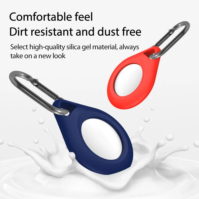 

Silicone Carry Case Protective Skin Cover For Apple Airtags Bluetooth Wireless Tracker Protector Shell For Airtag Accessories