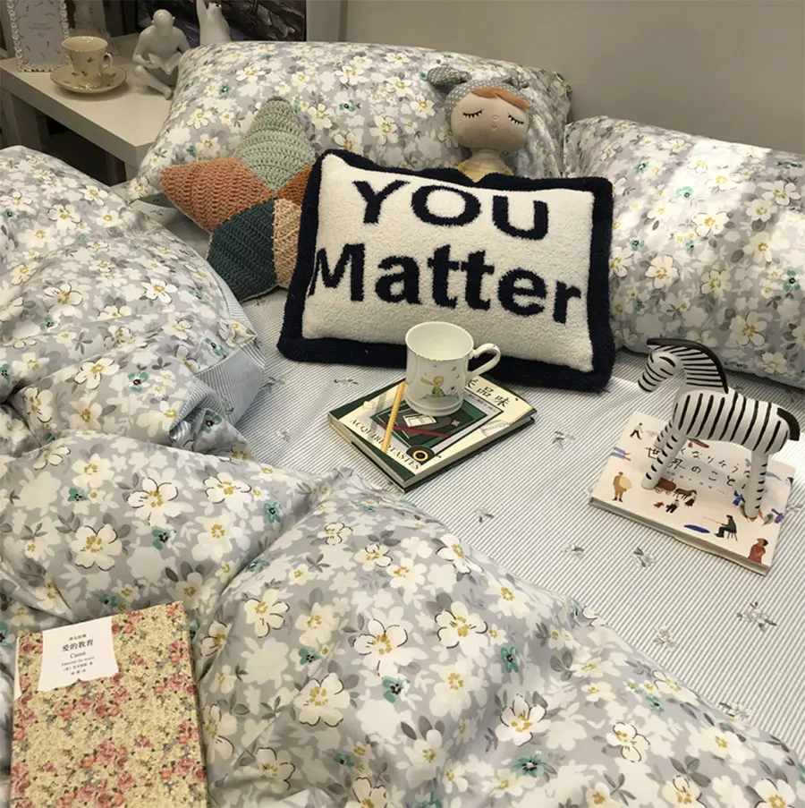 Романтический Комплект постельного белья с французским цветочным рисунком для