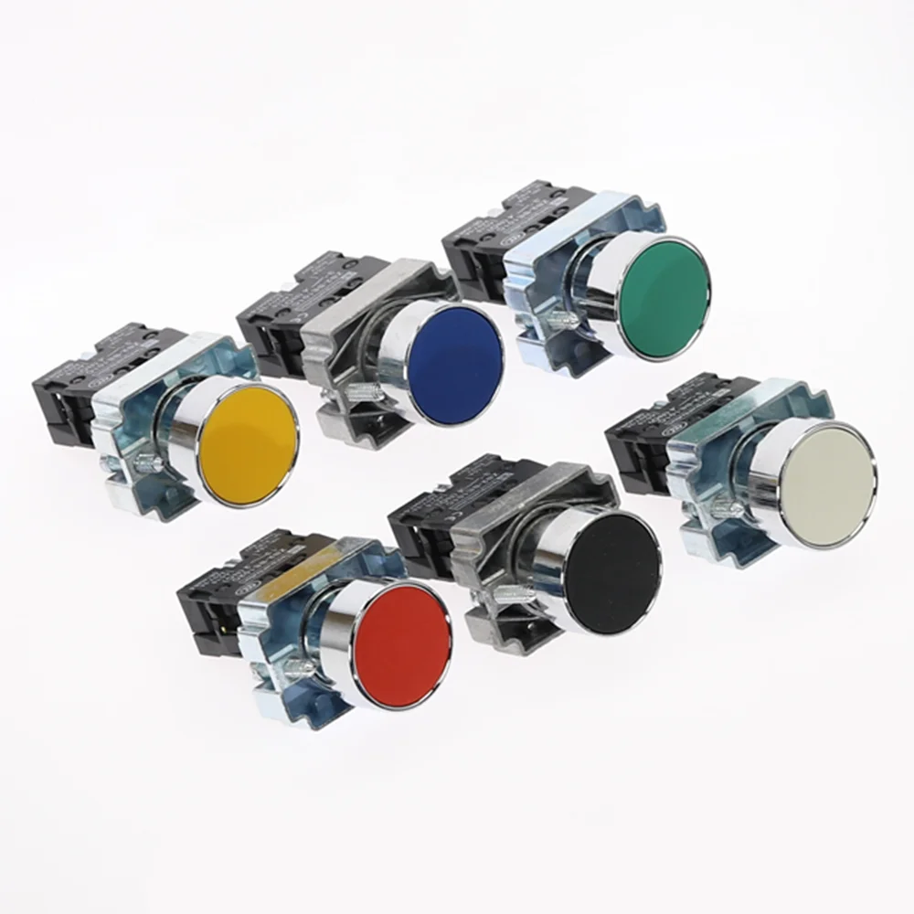 1 шт. 22 мм Мгновенный кнопочный переключатель NO/NC 10A/415V XB2-BA31 XB2-BA42 суматранская |