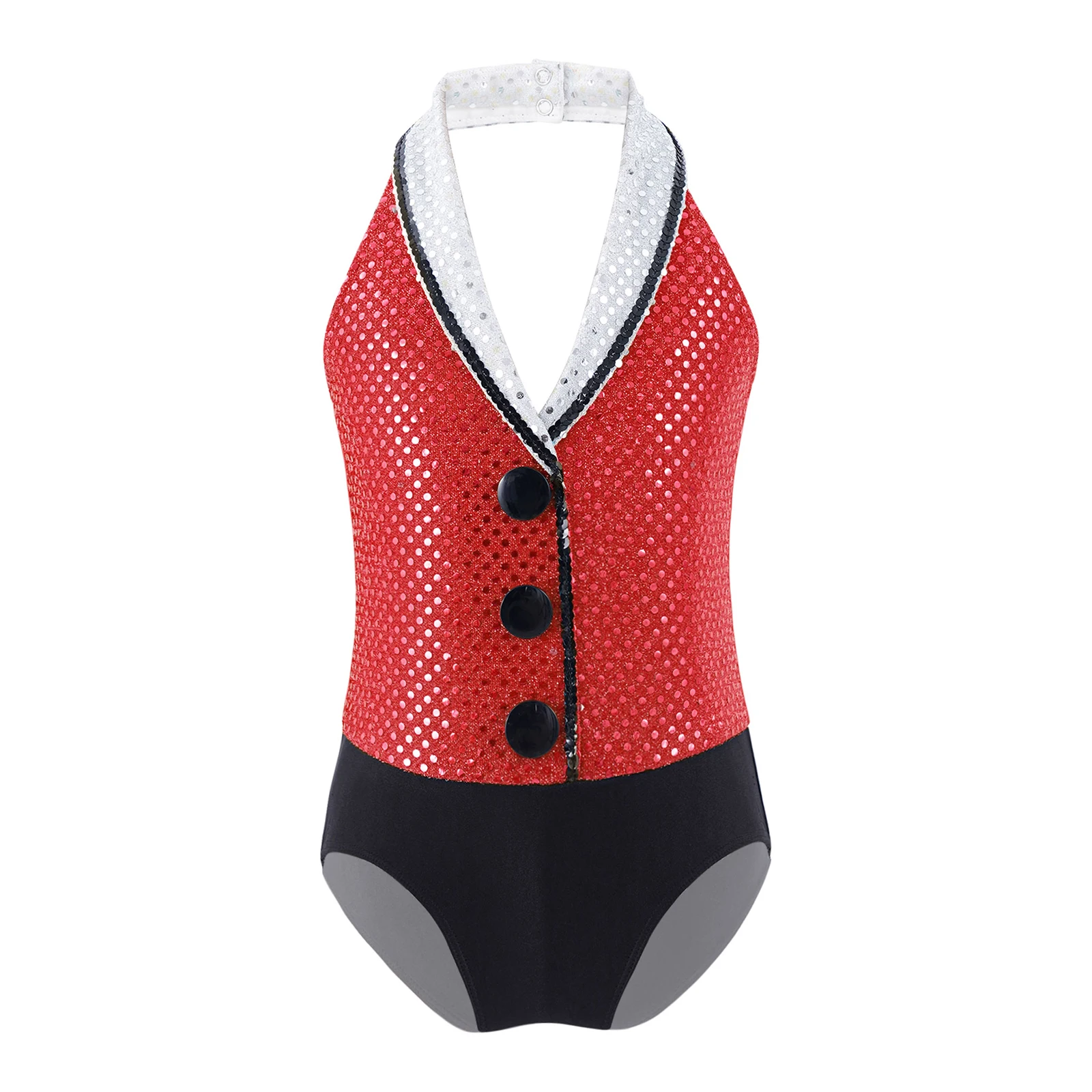 Детское балетное трико с блестками для девочек боди выступлений на сцене