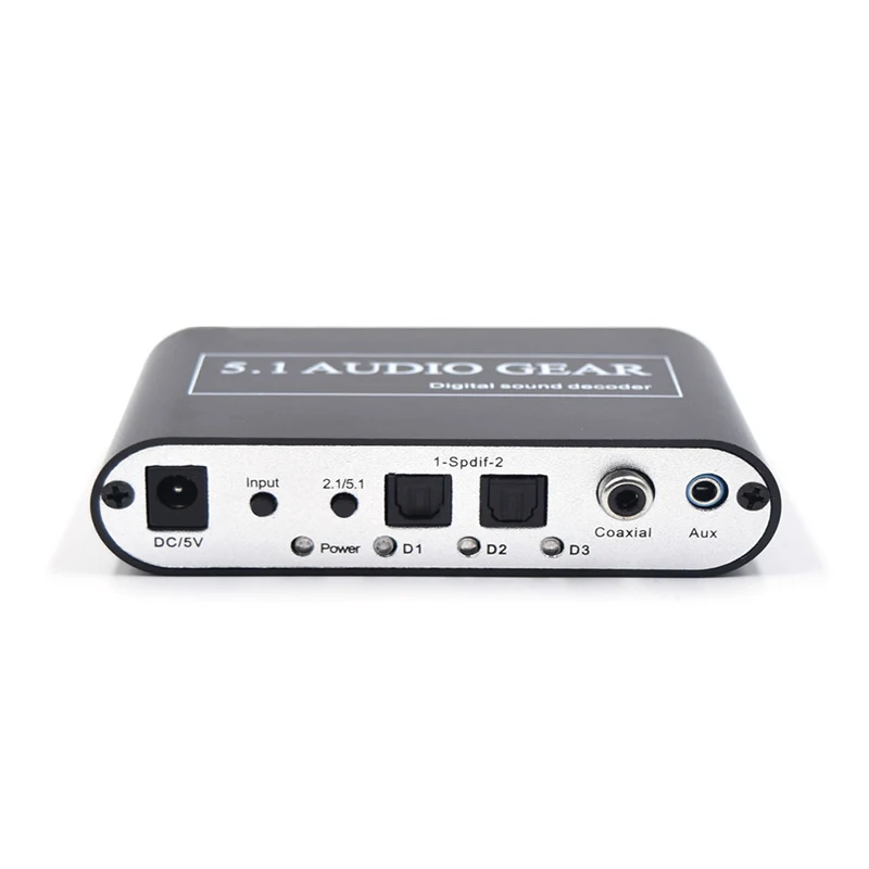 5 1 o Gear цифровой звуковой декодер цифро аналоговый DAC оптический коаксиальный USB