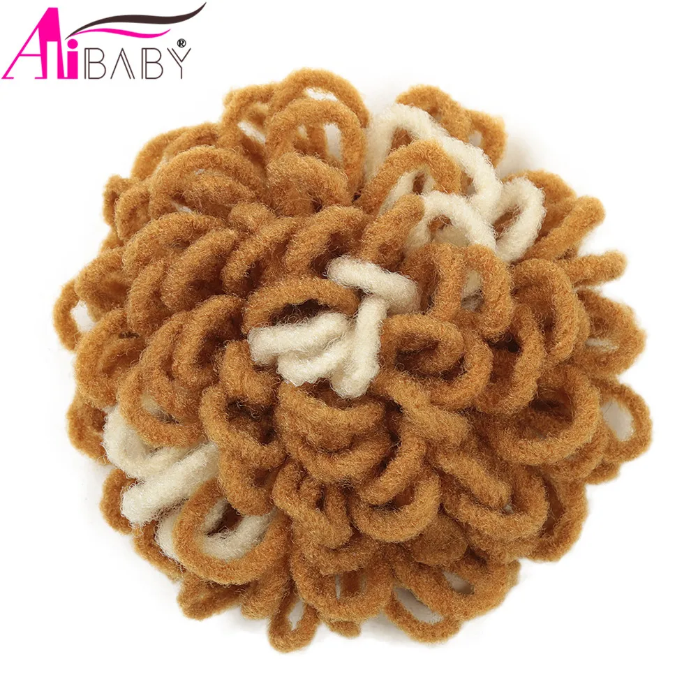 Синтетический пуф для конского хвоста афро американский короткий кудрявый пучок