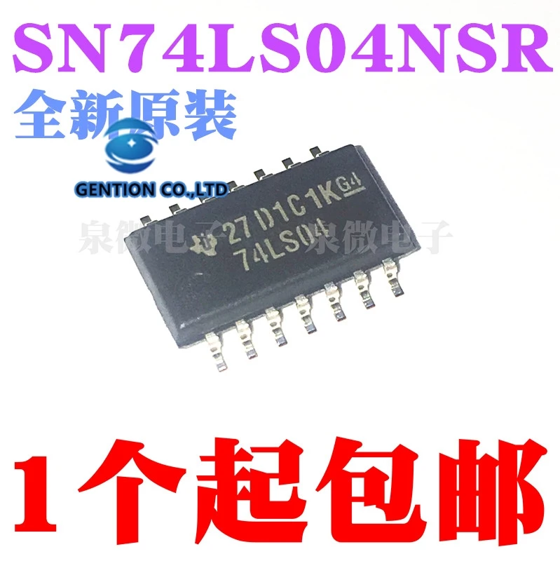 10 шт. 74LS04 SN74LS04NSR лапками углублением SOP-14 в наличии 100% новый и оригинальный