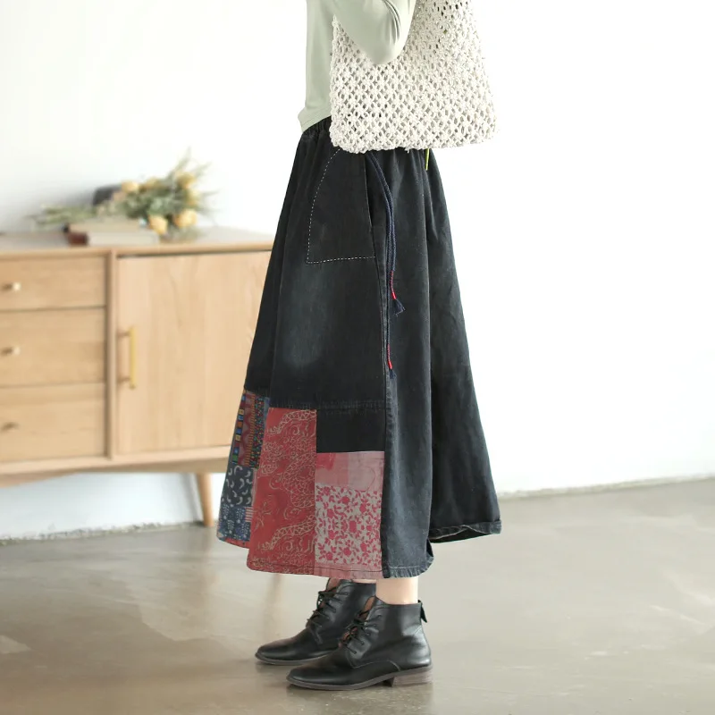 Осенняя юбка женская модная повседневная джинсовая 2019 новая для женщин с