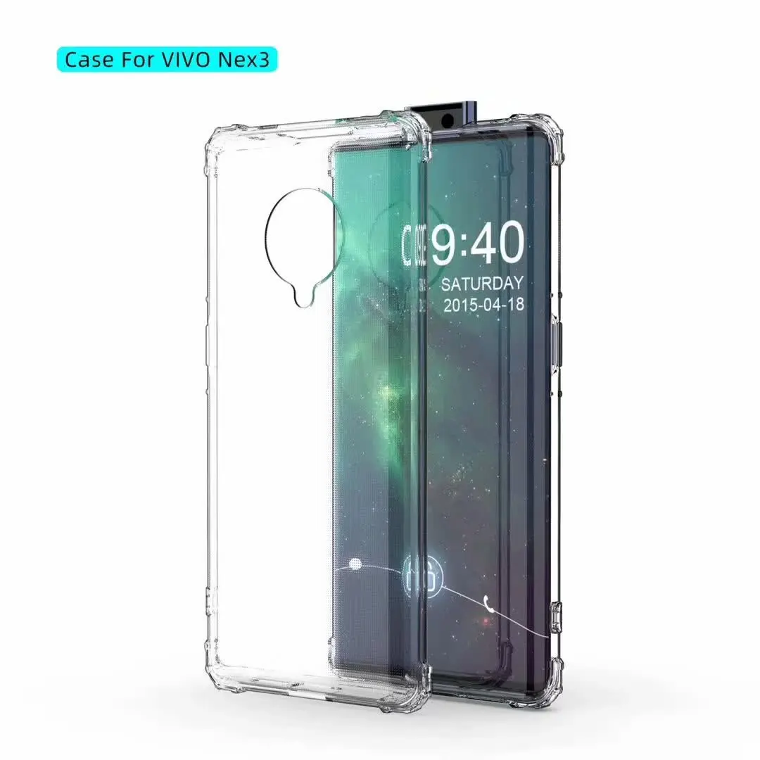 Подушка безопасности DropProof анти-шок Броня чехол для vivo NEX 3 V17 Pro Y17 NEO S1 Y7S IQOO Y11 Y12 Y15 Y3