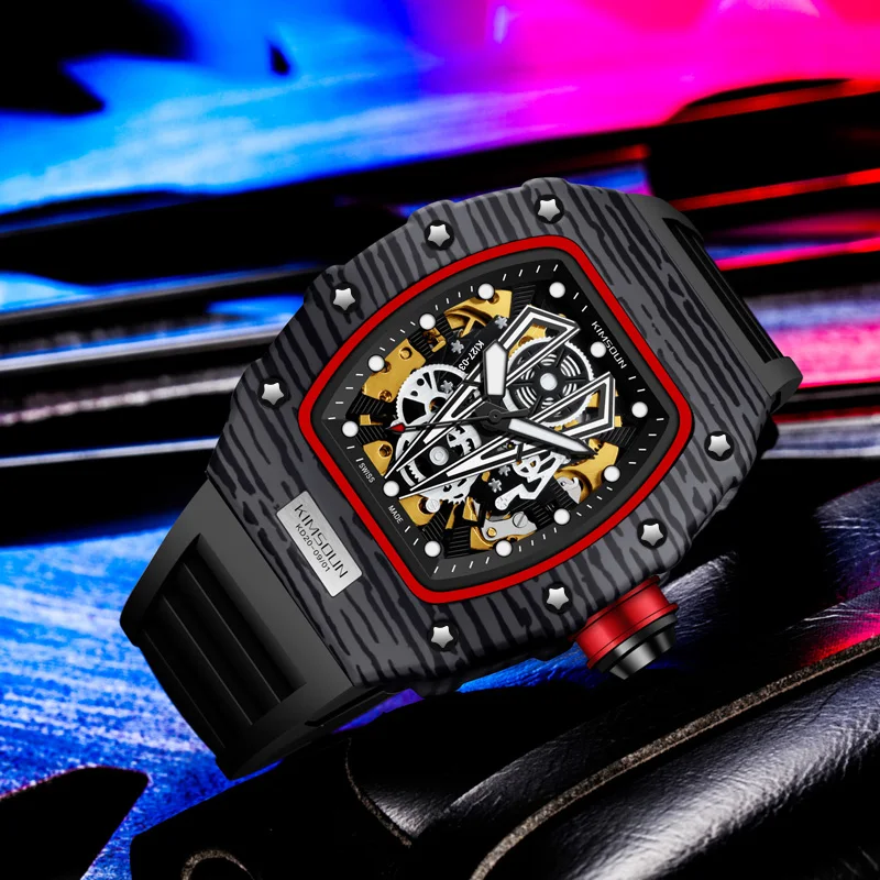 

KIMSDUN Famous Brand RM Men's Automatic Watch Luxury Trend Cool Male Clock Mechanical Waterproof Men's Wrist Watch drop shipping