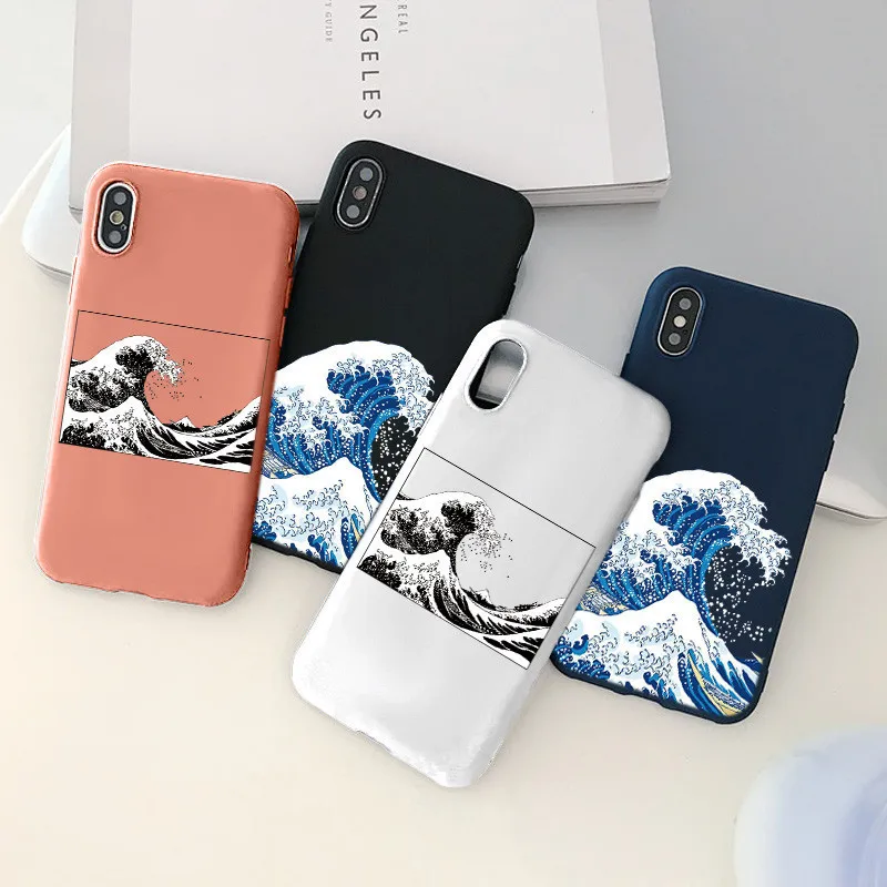 Sea Wave Ocean of Kanagawa Case For Xiaomi Redmi Note 9 8 Pro 9s 8T 5 6 7 7A 9A Mi A3 A1 A2 8 9 SE 9T CC9 CC9e 10 Lite TPU Cover