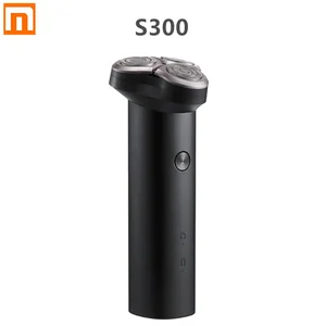 Электробритва Xiaomi Mijia S300, водонепроницаемая, IPX7, с зарядкой, с двумя лезвиями, для сухого и влажного бритья бороды