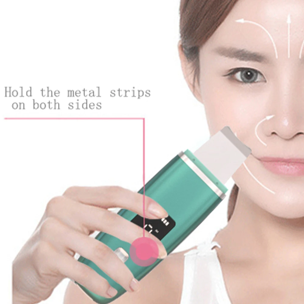 

Ultrasonic Cleaning Massager for Face Skin Care Acne Blackheads Remover Cleaner Tool Scrubber Peeling Skin Care instrument