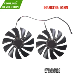 Графический вентилятор CF1010U12S, 95 мм, 12 В, 0,45a, 4 контакта, для ASRock RX 5700 XT Challenger