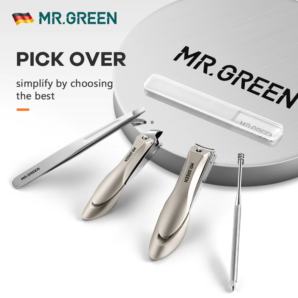 Маникюрный набор MR.GREEN из нержавеющей стали для педикюра удаления кутикулы щипцы