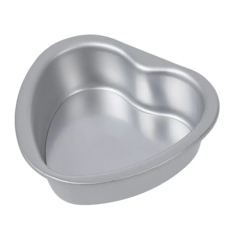 Сердце алюминиевый торт сковорода помадка украшения форма для Маффин кекса