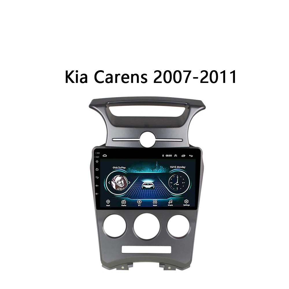 Автомагнитола для Kia Carens 2007 2008 2009 2010 2011 Android 8 1 9 &quot GPS Navi стерео видео поддержка DVD FM