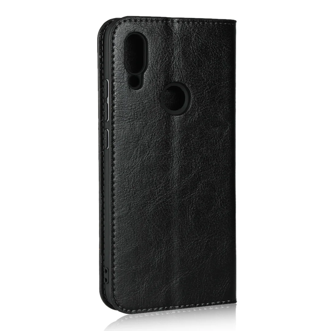 Чехол-книжка из натуральной кожи для Xiaomi Redmi 7 6 26 дюйма премиальный Чехол-бумажник