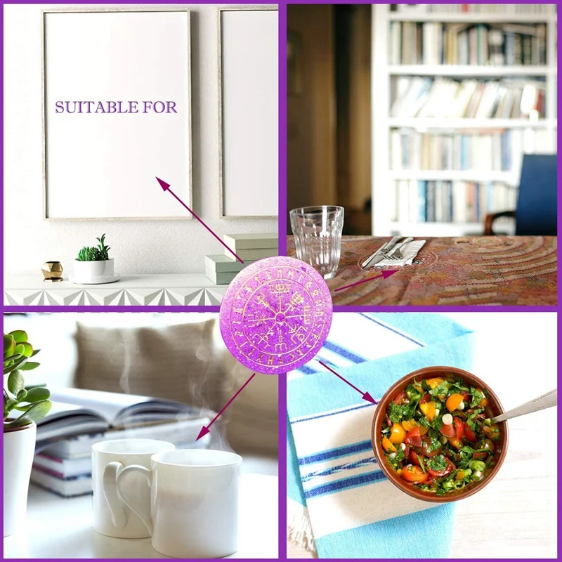 4 упаковки большой поднос для гадания форма из смолы формы литья символов