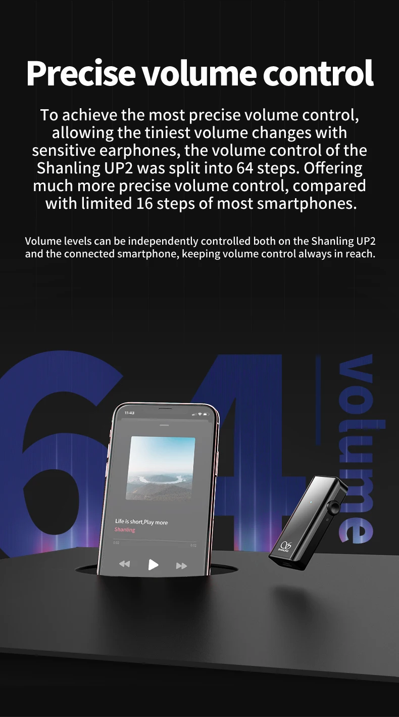 AK Shanling UP2 высокопроизводительный Bluetooth 5,0 APTX-HD портативный ESS hifi-усилитель для наушников кабель усилителя мощности изменение M0