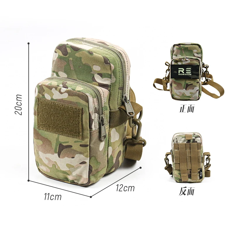 Tactical Equipment Waist Bag Outdoor Multifunctional Tourism Sports Single Shoulder Diagonal Running Bag