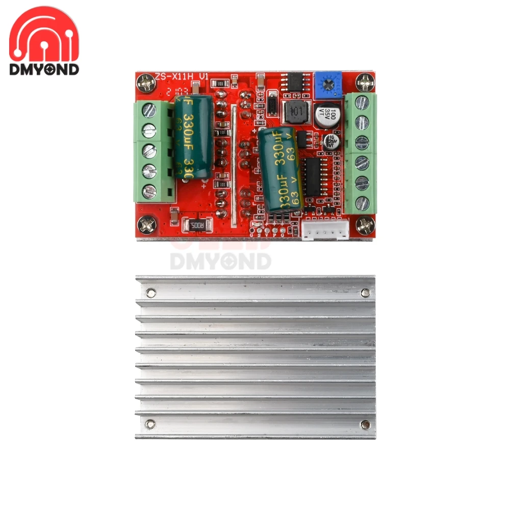 DC 12V 24V 48V 400W BLDC трехфазный бесщеточный двигатель постоянного тока PWM Скорость