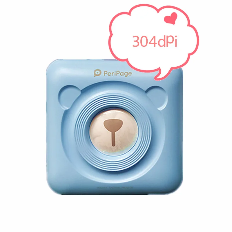 Улучшенный беспроводной фотопринтер A6 Peripage 304 точек/дюйм Bluetooth тексты принтеры