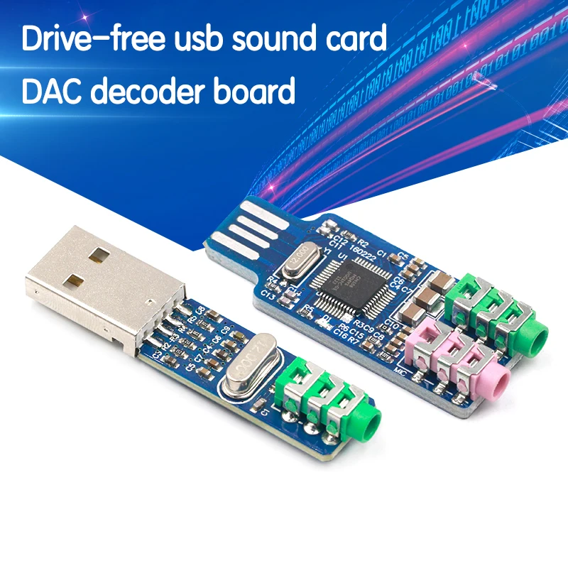 5 в Мини PCM2704 USB DAC HIFI звуковая карта питания декодер плата модуль для Arduino Raspberry Pi 16